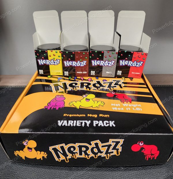 Nerdzz Premium Nug Run Variety Pack Jar Packaging *Empty Packaging* (Sellers Choice of Box) - Image 5