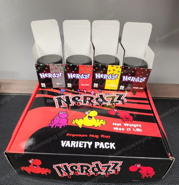 Nerdzz Premium Nug Run Variety Pack Jar Packaging *Empty Packaging* (Sellers Choice of Box) - Image 8