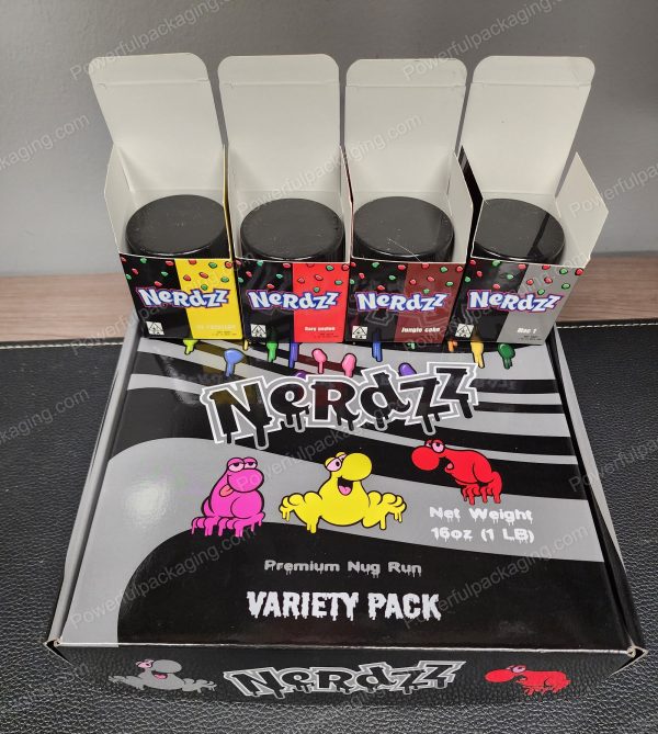 Nerdzz Premium Nug Run Variety Pack Jar Packaging *Empty Packaging* (Sellers Choice of Box) - Image 10