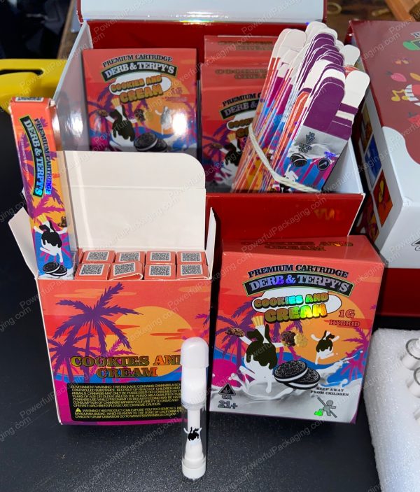 DERB & TERPYS : Premium Cartridge Mixed Flavor Pack Packaging Set 50-Pack (Cart,Box,DisplayCase) *Empty Packaging* (CAsupply) - Image 3