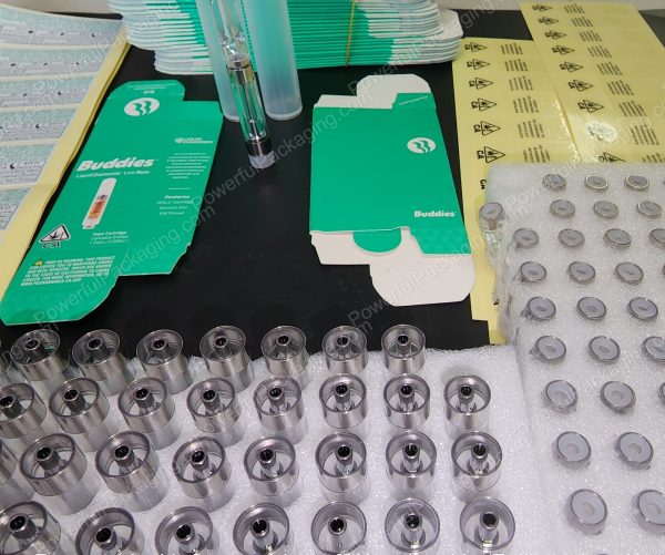 Buddies Liquid Diamonds Live Resin (1Gram) Complete Set (Stickers, Cart, Tubes, Packaging) *Empty Packaging* - Image 3