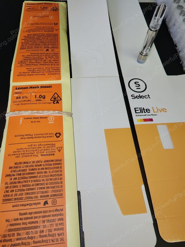 Select Elite Live Enchanced Live Resin Complete Set (Stickers,Cart,Packaging) *Empty Packaging* - Image 4