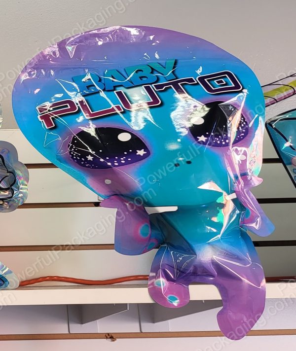 Pound Bags : Baby Pluto Alien Pound Bag 3D Mylar 1lb Bag *Empty Bag* (CaSupply)