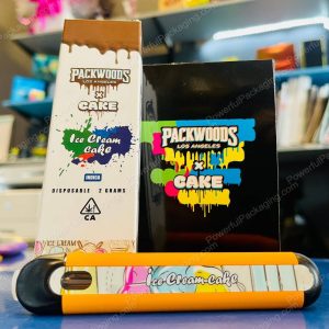 Packwoods x Cake Disposable 2 Gram (Ice Cream Cake) Complete Set *Empty Packaging*