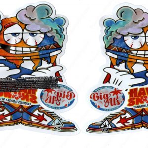Big Al's Exotics : Hawaiian Snowcone 3D Mylar Shaped Bag 3.5g Flower Packaging *Empty Bags* (CAsupply)