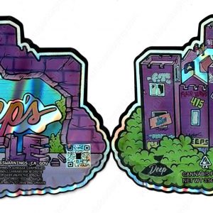 Deep's Castle 3D Mylar Shaped Bag 3.5g Flower Packaging *Empty Bags* (CAsupply-X1)