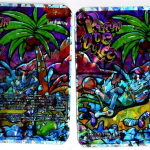 Playa De Dulce Holographic Generic Flower Packaging 3.5 Mylar Bag *Empty Bags* (#RG)