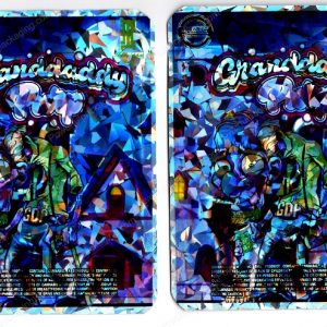 JJSWEET Granddaddy Purp Holographic Flower Packaging 3.5 Mylar Bag *Empty Bags* (CaSupply) (#RG)