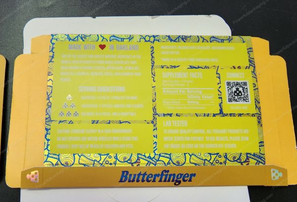 Large PolkaDot Magic Mushroom Belgain Chocolate : Butterfinger 4g 10-Pack with Master Case and Sleeve (5.5x3.5in) *Empty Box* (CaSupply) - Image 5