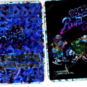 Runtz : Black Runtz Holographic Flower Packaging 3.5 Mylar Bag *Empty Bags* (CaSupply) (#RB)
