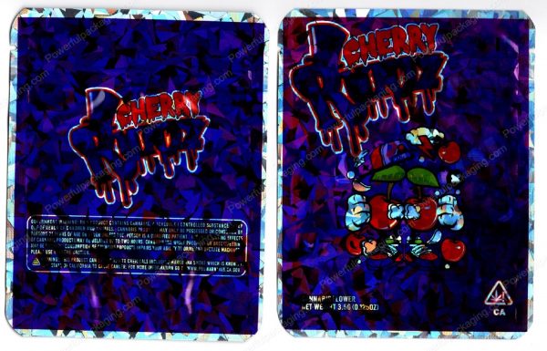 Runtz : Cherry Runtz Holographic Flower Packaging 3.5 Mylar Bag *Empty Bags* (CaSupply) (#RB)