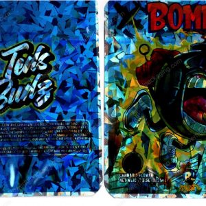 Teds Budz Bombatta Holographic Flower Packaging 3.5 Mylar Bag *Empty Bags* (CaSupply) (#RB)