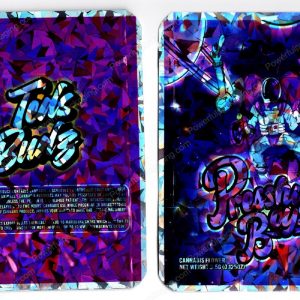 Teds Budz Presshuh Boyz Holographic Flower Packaging 3.5 Mylar Bag *Empty Bags* (CaSupply) (#RB)