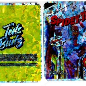 Teds Budz Spidey-Ted Holographic Flower Packaging 3.5 Mylar Bag *Empty Bags* (CaSupply) (#RB)