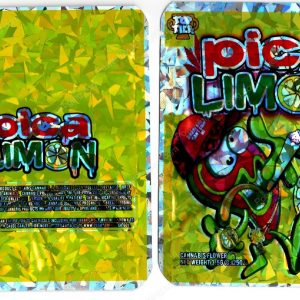 TopTier : Pica Limon Holographic Flower Packaging 3.5 Mylar Bag *Empty Bags* (CaSupply) (#RG)