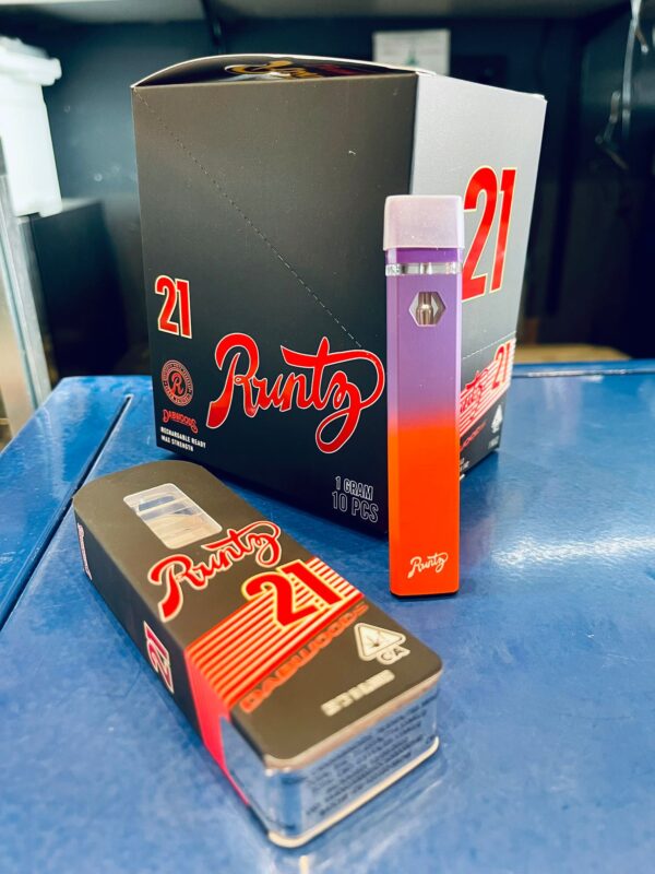 Runtz x Dabwoods 21 Disposable 1Gram Complete Set *Empty Packaging*