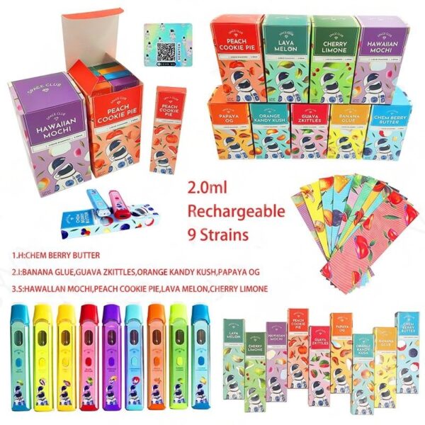 Space Club Disposable (9 Flavors) 2.0ml Complete Set *Empty Packaging*