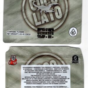 Backpack Boyz Coco Lato 3.5 Mylar Shaped Bag Flower Packaging *Empty Bags* (CaSupply) (#C2S)