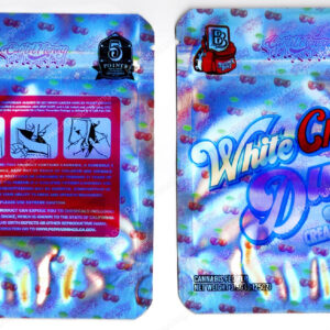 Backpack Boyz X Cartel Money : White Cherry Dulce Flower Reflective Packaging 3.5 Mylar Bag *Empty Bags* (#RC2)