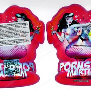 Cocktail Dreams Pornstar Martini 3.5 Mylar Shaped Bag Flower Packaging *Empty Bags* (CaSupply) (#C1S)