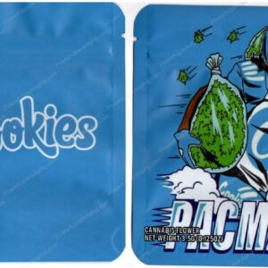 Cookies : PacMan Flower Packaging 3.5 Mylar Bag *Empty Bags* (#C3)