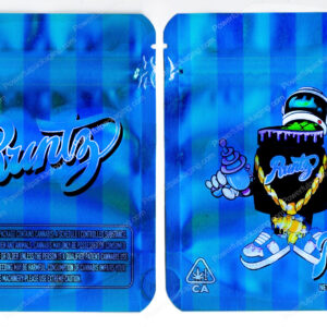 Runtz : Martian Runtz Bag Reflective Flower Packaging 3.5 Mylar Bag *Empty Bags* (#C3)