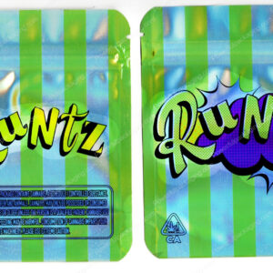 Runtz : Explosion Runtz Reflective Flower Packaging 3.5 Mylar Bag *Empty Bags* (#C3)