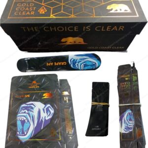 Gold Cost Clear Disposable 1.0ML (Grape Ape) Complete Set *Empty Packaging*