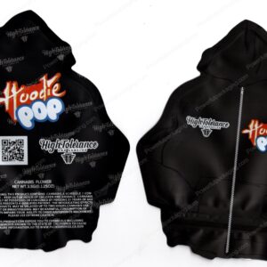 HighTolerance Hoodie POP 3.5 Mylar Shaped Bag Flower Packaging *Empty Bags* (CaSupply) (#C1S)