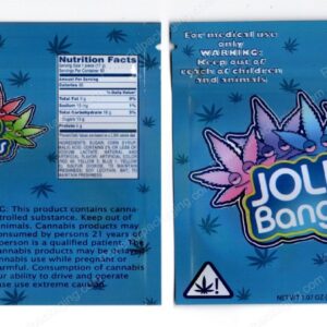 Jolly Bangers 400MG Hard Candies THC Packaging Mylar Bag *Empty Bags* (#C1)