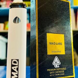 MAD LABS Disposable Vape 1000MG (Sour Apple) Complete Set *Empty Packaging*