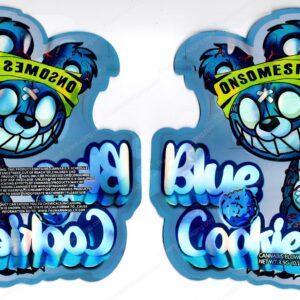 ONSOMESHIT Blue Cookies 3.5 Mylar Shaped Bag Flower Packaging *Empty Bags* (CaSupply) (#C1S)
