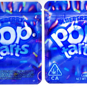 Pop Tarts Blueberry Reflective Flower Packaging 3.5 Mylar Bag *Empty Bags* (#C3)