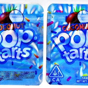 Pop Tarts Coconut Reflective Flower Packaging 3.5 Mylar Bag *Empty Bags* (#C3)