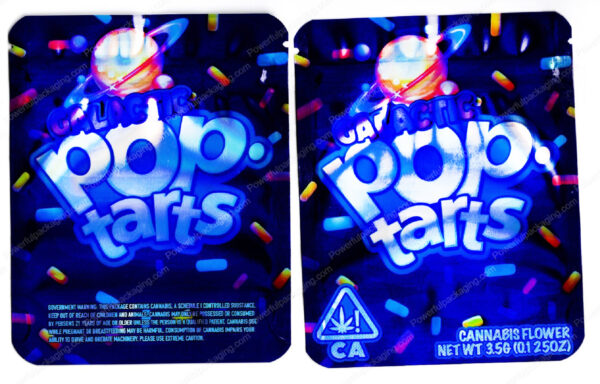 Pop Tarts Galactic Reflective Flower Packaging 3.5 Mylar Bag *Empty Bags* (#C3)