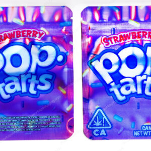 Pop Tarts Strawberry Reflective Flower Packaging 3.5 Mylar Bag *Empty Bags* (#C3)