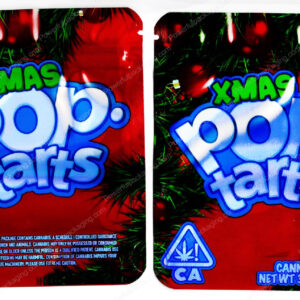 Pop Tarts Xmas Reflective Flower Packaging 3.5 Mylar Bag *Empty Bags* (#C3)