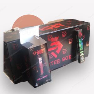 Ruby Kill Shot Disposable (Gmo Cookies) 1000mg Complete Set *Empty Packaging*