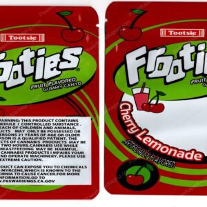 Tootsie Frooties Cherry Lemonade 600mg Edible Mylar Bag Packaging *Empty Bags* (CaSupply) (#C1S)