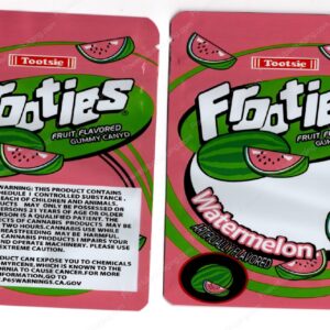 Tootsie Frooties Watermelon 600mg Edible Mylar Bag Packaging *Empty Bags* (CaSupply) (#C1S)