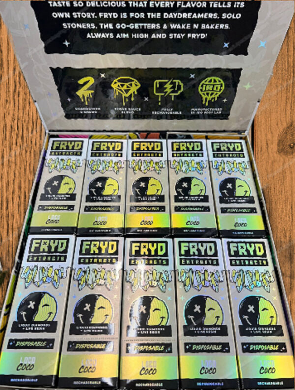 FRYD Extracts Disposable (Multiple Flavors) Liquid Diamonds Live Resin Complete Set *Empty Packaging* - Image 3