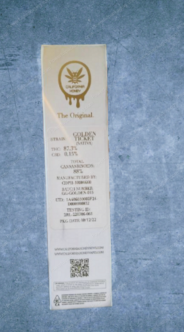 California Honey Disposable (2 Flavors) 1Gram Premium Cannabis Oil Complete Set *Empty Packaging* - Image 2