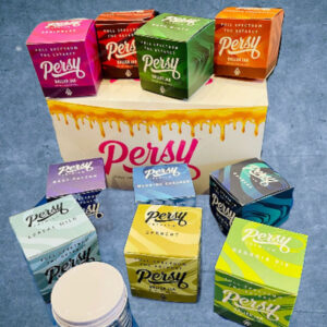 Persy : Full Spectrum THC Extract Baller Jar Packaging 16 Pack Set (Stickers,Jars,Lids) *Empty Packaging* (CAsupply)