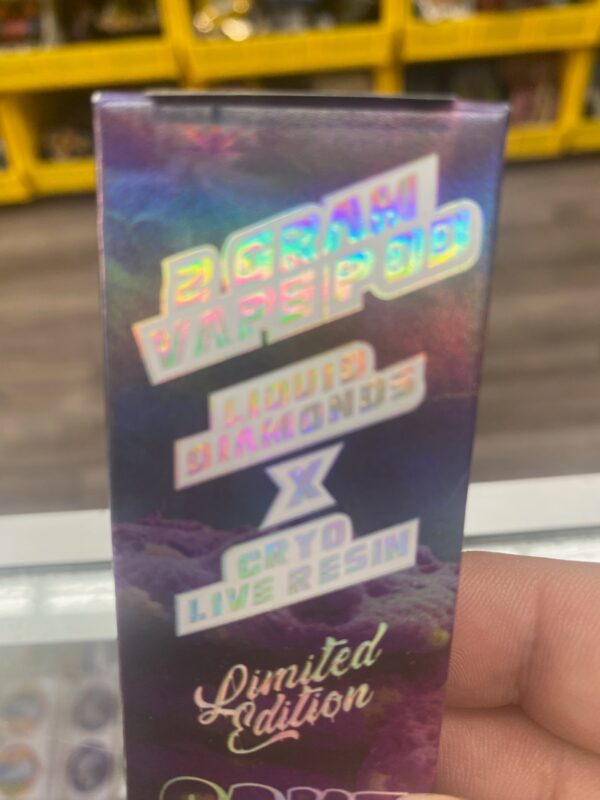 Cake Disposable 2 Gram Liquid Diamonds X Cryo Live Resin (Master Pack) Complete Set (Stickers, Box's, Mastercase) *Empty Packaging* - Image 5