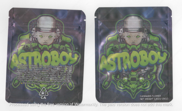 Astroboy Generic Flower Packaging 3.5 Mylar Bag *Empty Bags* (#A6)