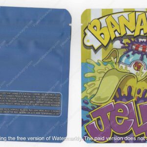 Banana Jelly Flower Bag 3.5 Mylar Bag *Empty Bags* (#A5)