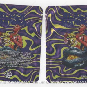 Black Mamba Flower Bag 3.5 Mylar Bag *Empty Bags* (#A5)