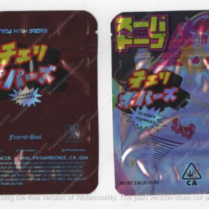 Super Hentai Cherry Popperz 1st Edition Flower Bag 3.5 Mylar Bag *Empty Bags* (#A5)
