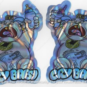 Cry Baby Flower Bag 3.5 Mylar Bag *Empty Bags* (#A5)