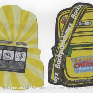Lemon Cherry BackPackBoyz Flower Bag 3.5 Mylar Bag *Empty Bags*